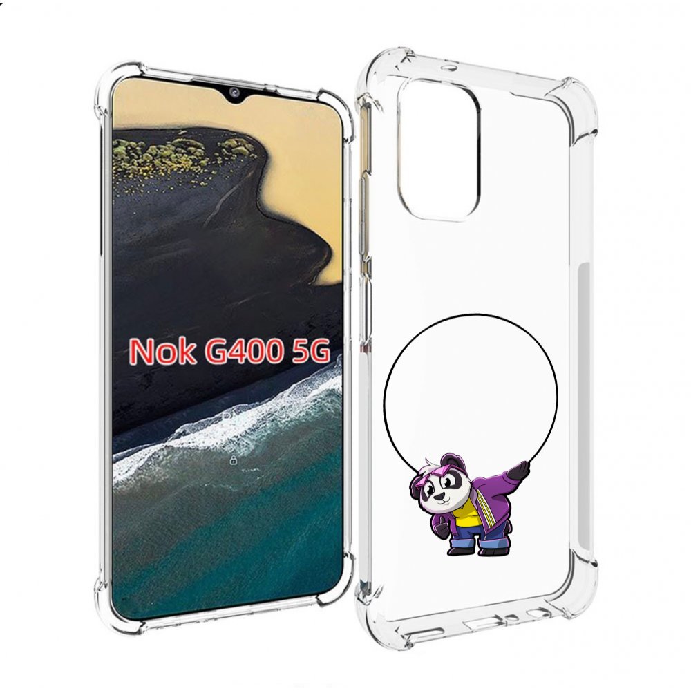 

Чехол MyPads панда-с-обручем для Nokia G400 5G, Прозрачный, Tocco