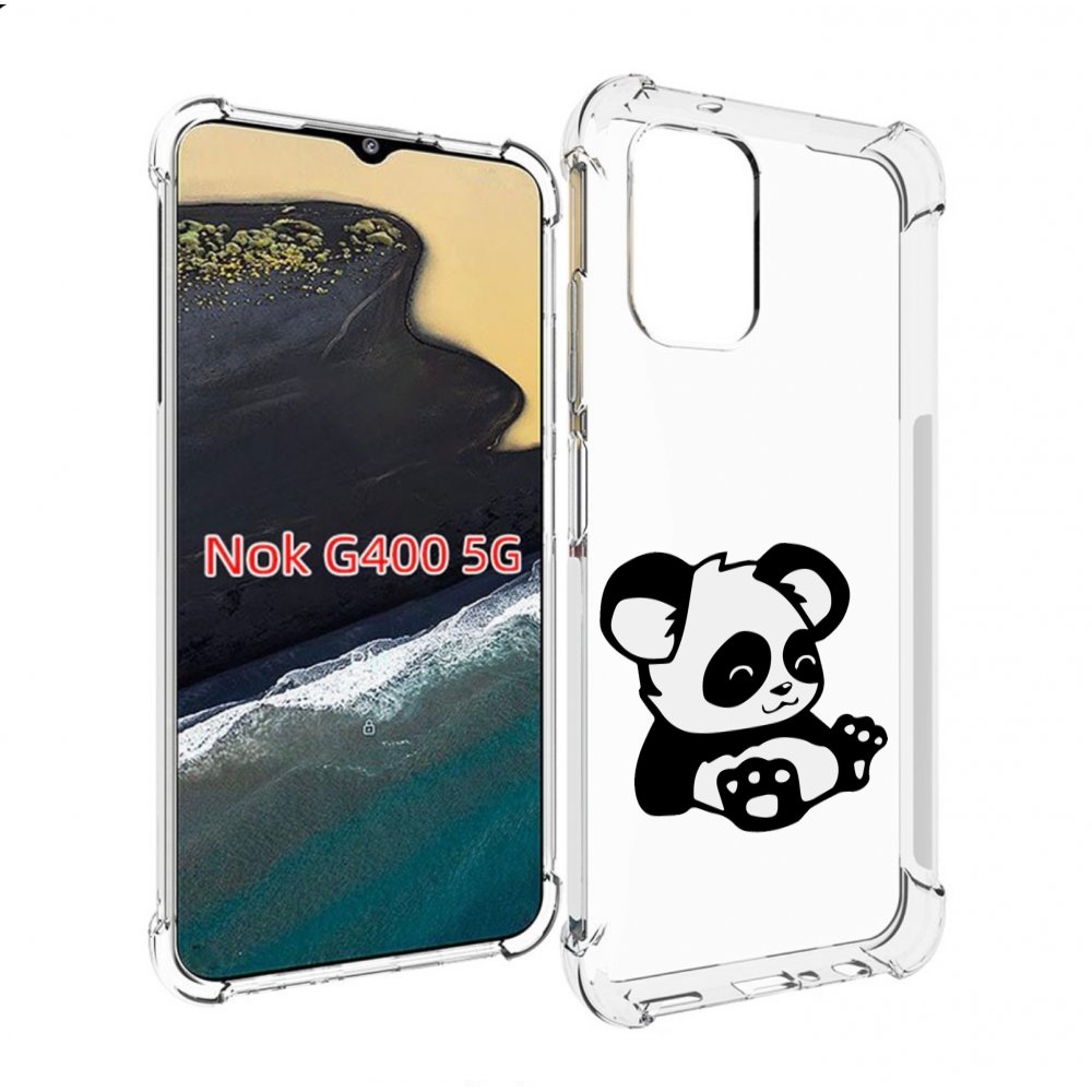 

Чехол MyPads панда-детеныш детский для Nokia G400 5G, Прозрачный, Tocco