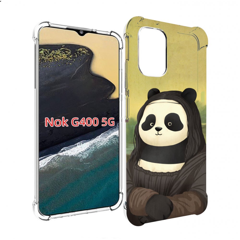 

Чехол MyPads панда монализа для Nokia G400 5G, Прозрачный, Tocco