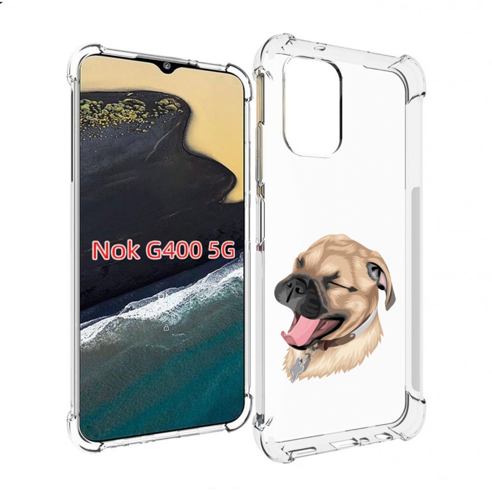 

Чехол MyPads очень-довольная-собака для Nokia G400 5G, Прозрачный, Tocco