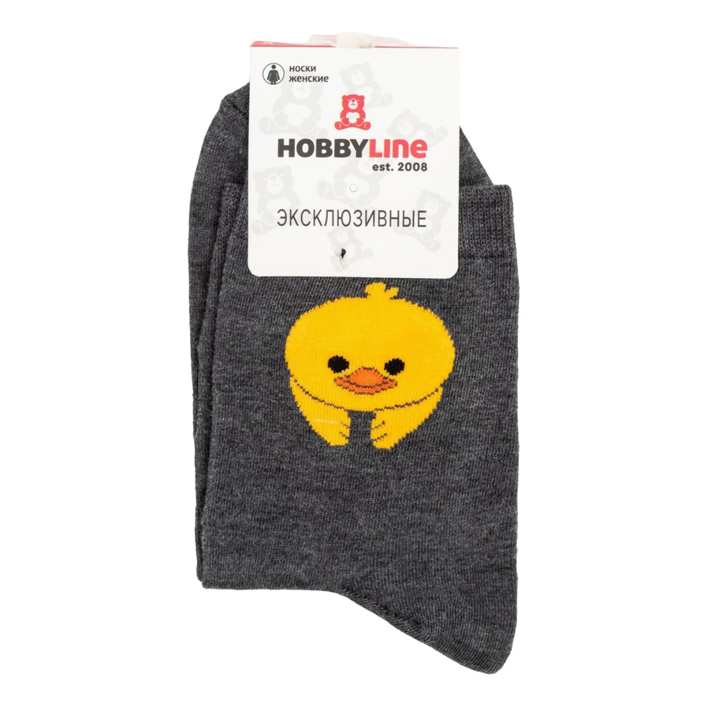 

Носки женские Hobby Line серые, Серый