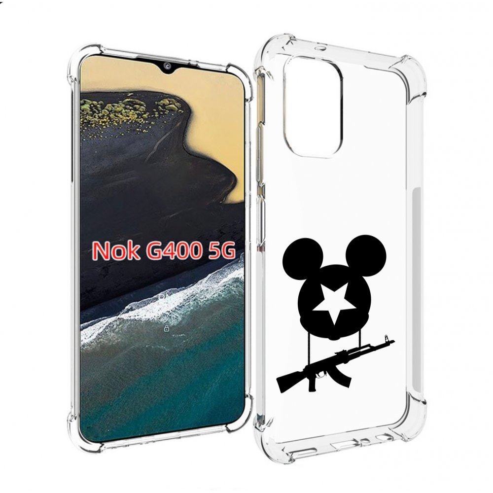 

Чехол MyPads АК Микки для Nokia G400 5G, Прозрачный, Tocco