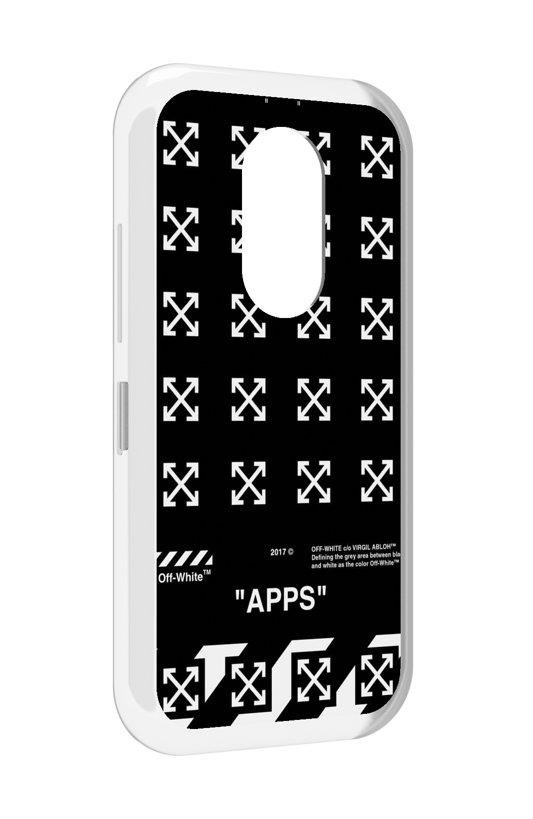 

Чехол MyPads оф-вайт-значки для Doogee S61 / S61 Pro, Прозрачный, Tocco