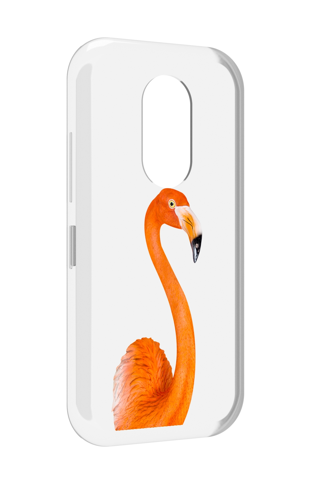 

Чехол MyPads оранжевый-фламинго для Doogee S61 / S61 Pro, Прозрачный, Tocco