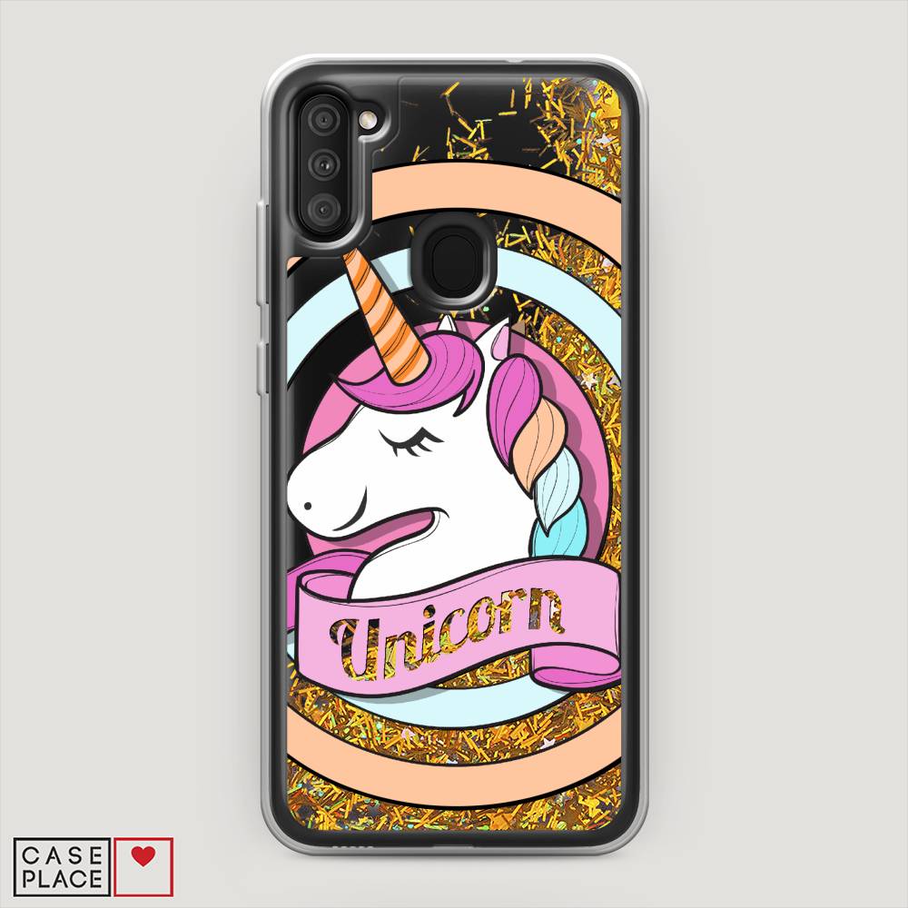 

Чехол Awog на Samsung Galaxy A11 / Самсунг A11 "Unicorn зефирный", Разноцветный, 2100190-1