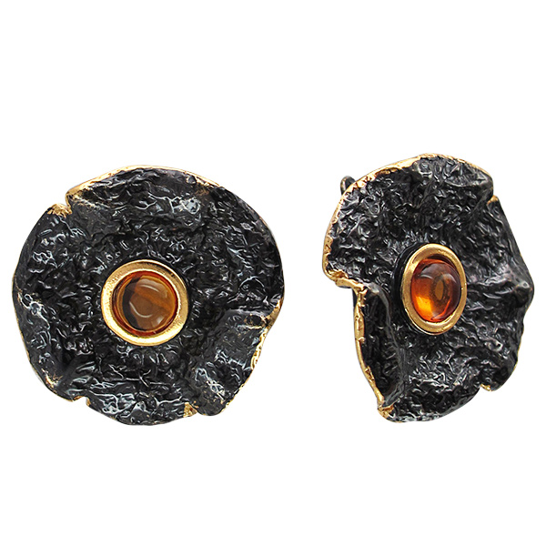 

Серьги женские из серебра Эстет 51С451058ПЧ, янтарь, 51С451058ПЧ