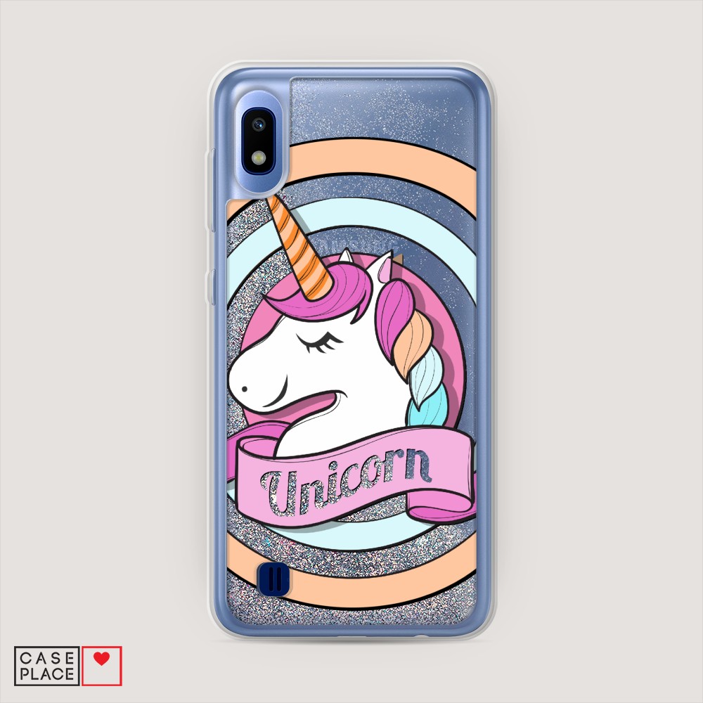 

Чехол Awog на Samsung Galaxy A10 "Unicorn зефирный", Разноцветный, 27991-1