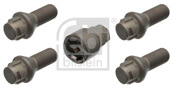 

FEBI Комплект болтов колеса 4 шт.(секретка) BMW 1 (F20) 11-19/3 (F30,F80) 11-18/5 (G30,F90, 47550