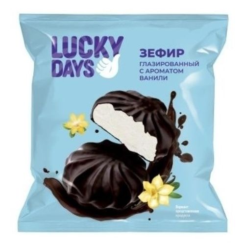 Зефир Lucky Days глазированный с ароматом ванили