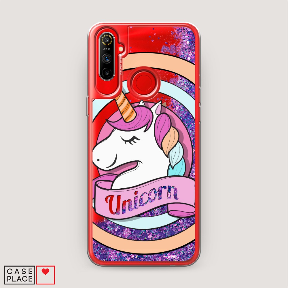 

Чехол Awog на Realme C3 "Unicorn зефирный", Разноцветный, 253092-1