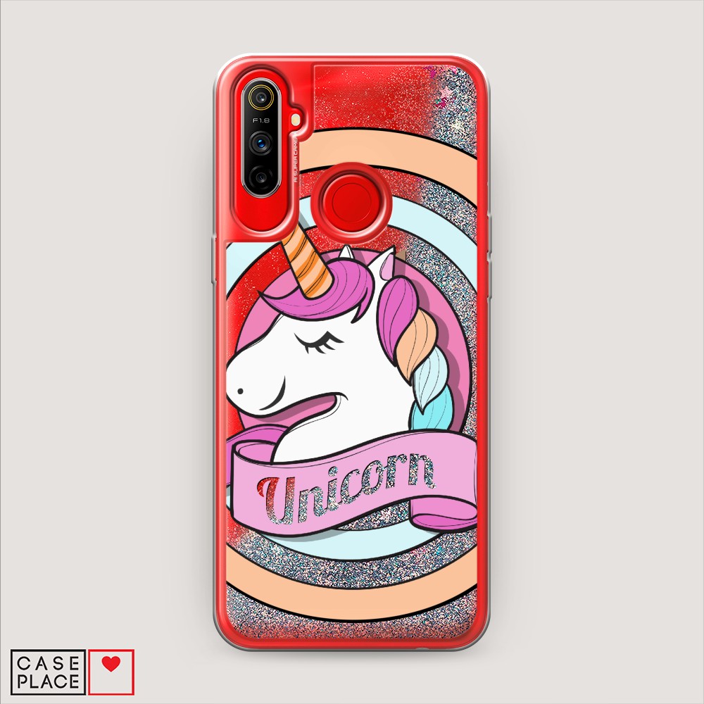 

Чехол Awog на Realme C3 "Unicorn зефирный", Разноцветный, 253091-1