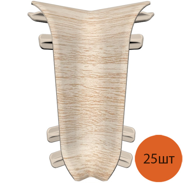 

IDEAL Komfort угол внутренний Ясень светлый 254 ( упак. 25шт.)