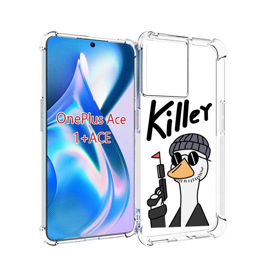

Чехол MyPads гусь-с-пистолет для OnePlus Ace, Прозрачный, Tocco