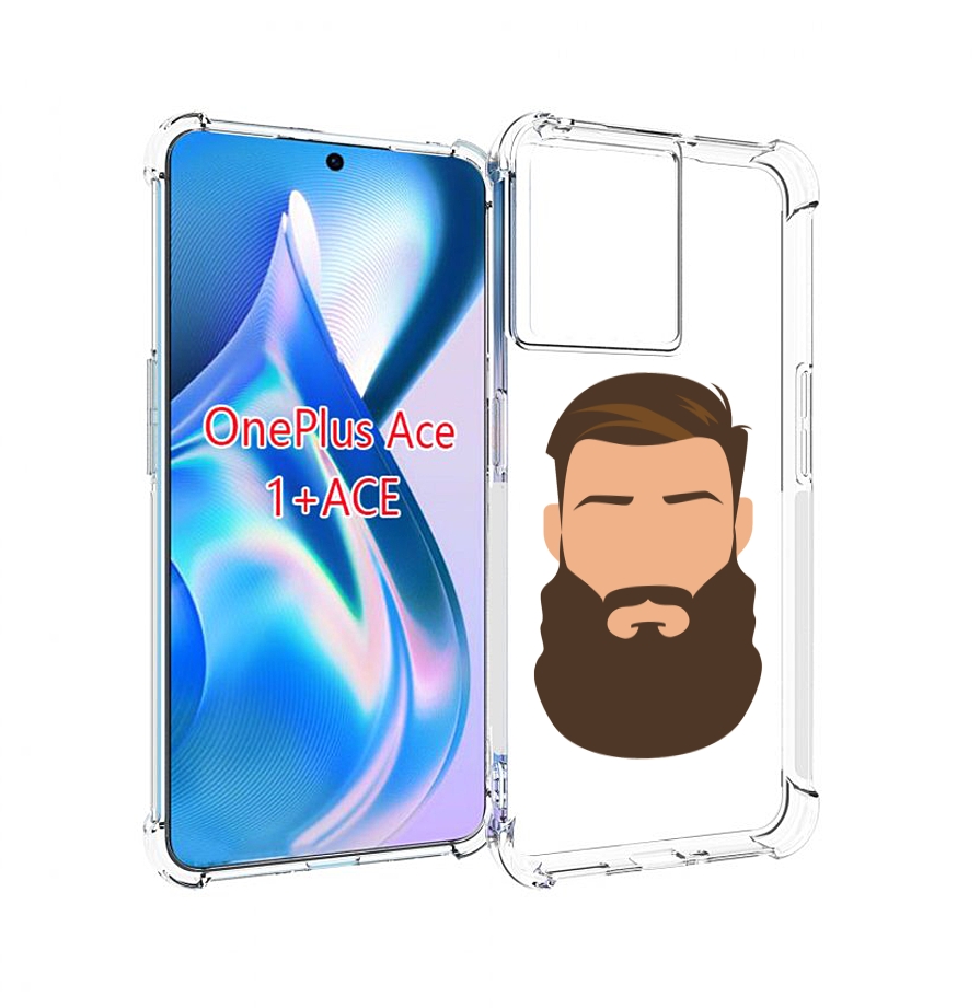 

Чехол MyPads густая-борода для OnePlus Ace, Прозрачный, Tocco