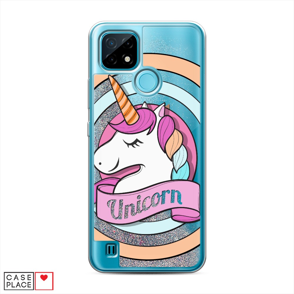 

Чехол Awog на Realme C21 "Unicorn зефирный", Разноцветный, 254991-1