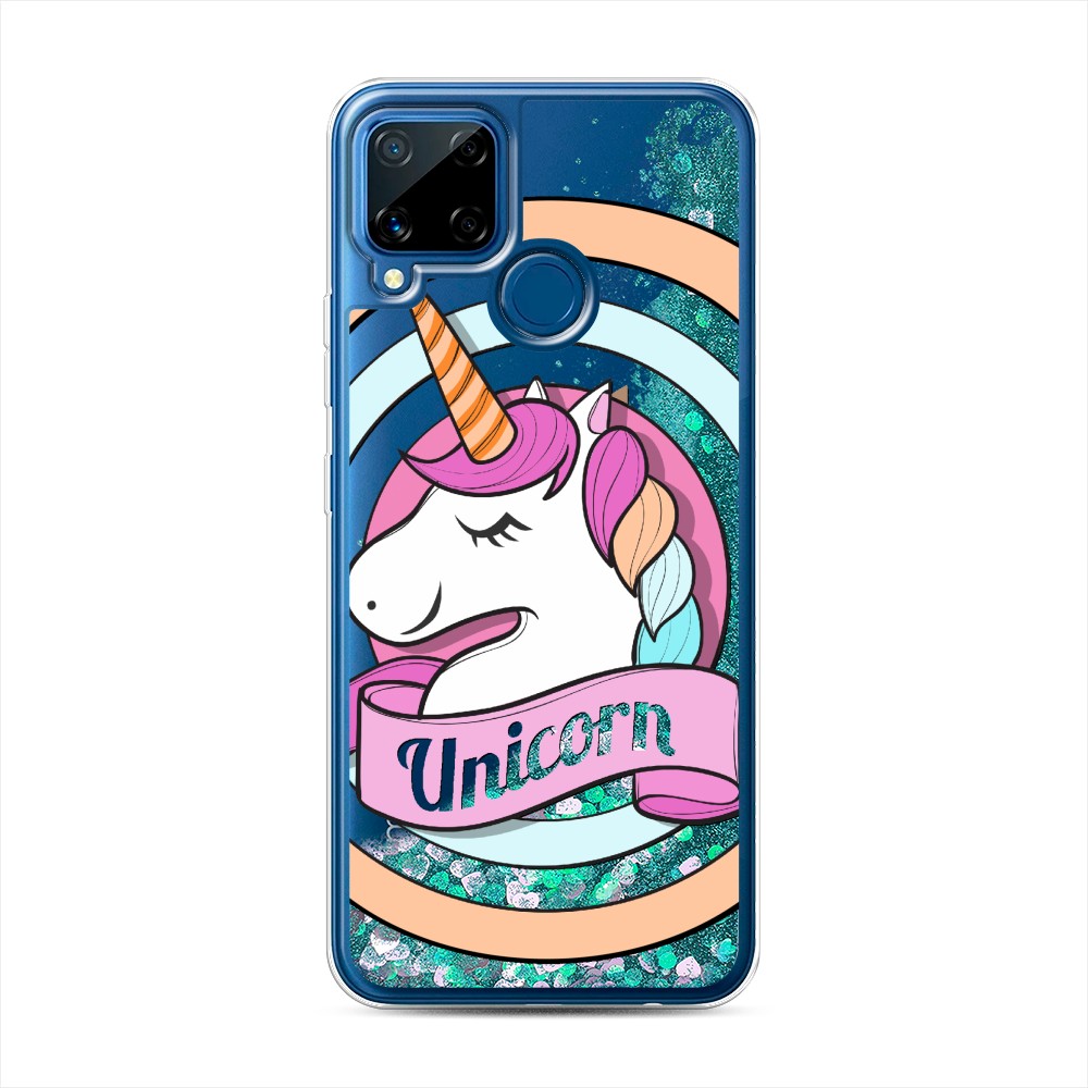 

Чехол Awog на Realme C15 "Unicorn зефирный", 255095-1