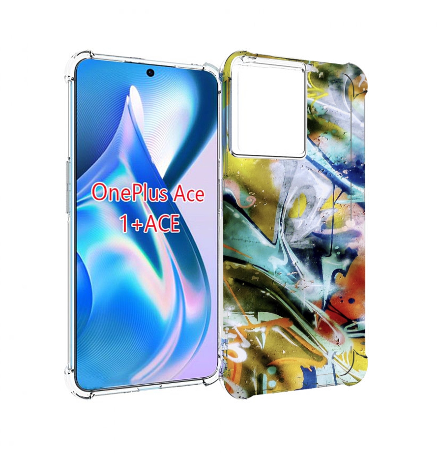 

Чехол MyPads граффити-хаос для OnePlus Ace, Прозрачный, Tocco