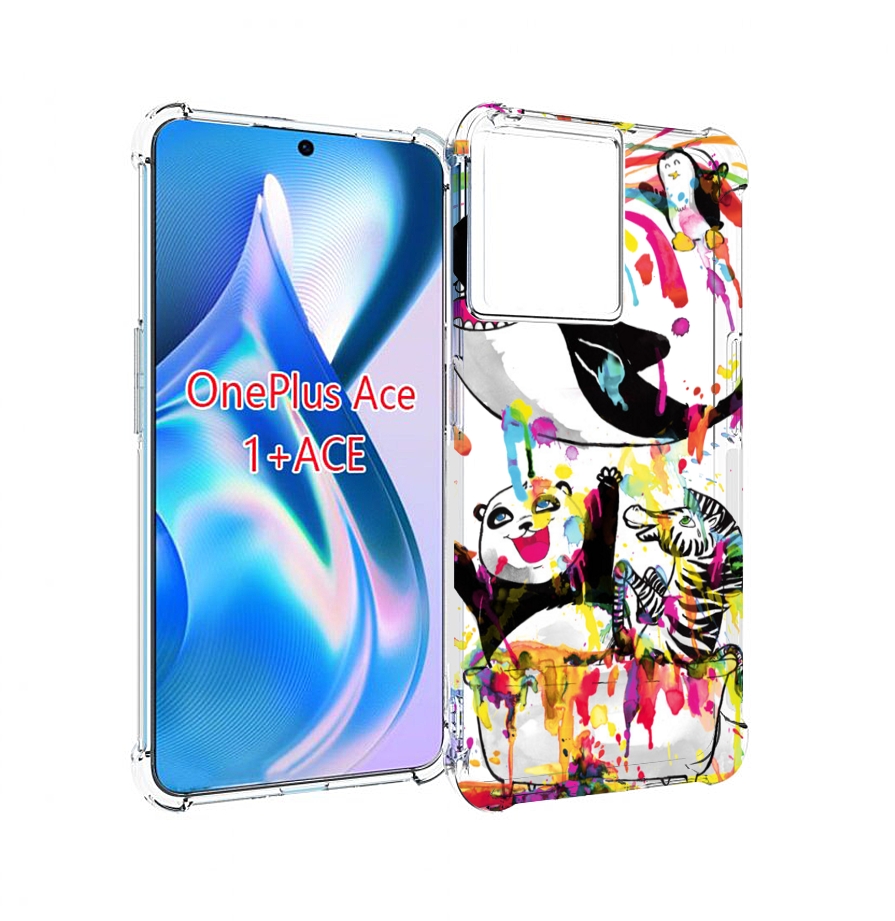 

Чехол MyPads Хиппи кит для OnePlus Ace, Прозрачный, Tocco