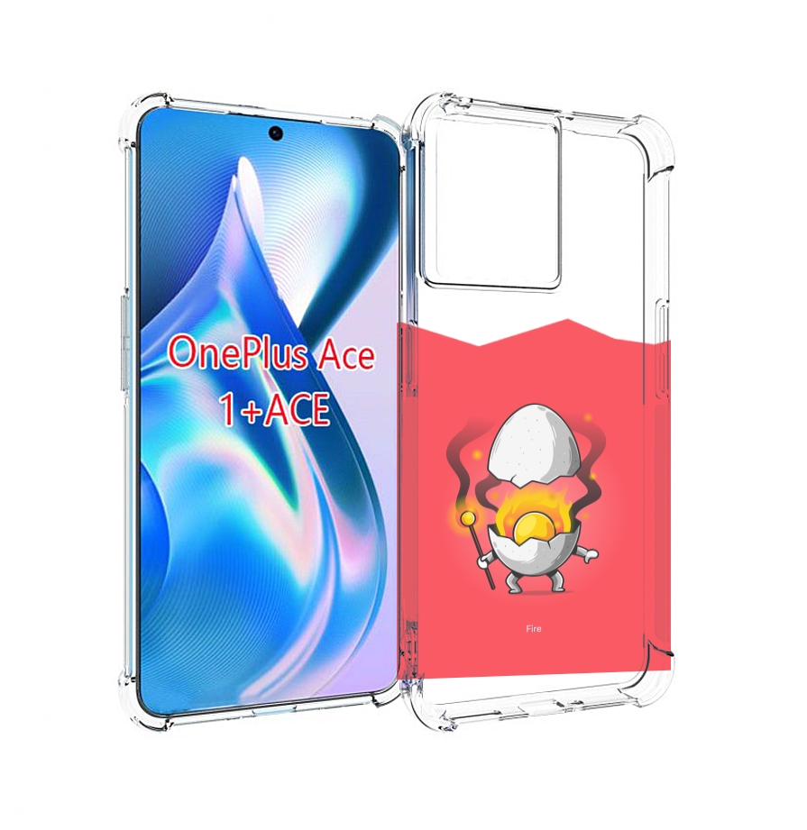 

Чехол MyPads горелое яйцо для OnePlus Ace, Прозрачный, Tocco