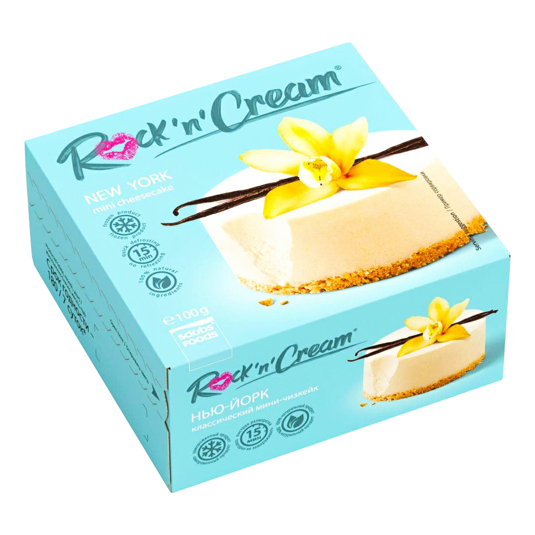 

Пирожное Rock'n'Cream Чизкейк-мини Нью-Йорк 100 г