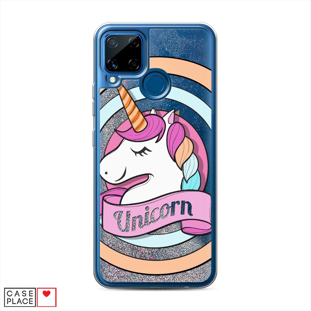 

Чехол Awog на Realme C15 "Unicorn зефирный", Разноцветный, 255091-1