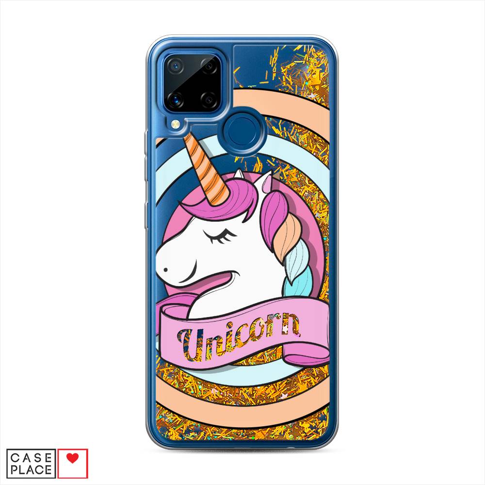 

Чехол Awog на Realme C15 "Unicorn зефирный", Разноцветный, 255090-1