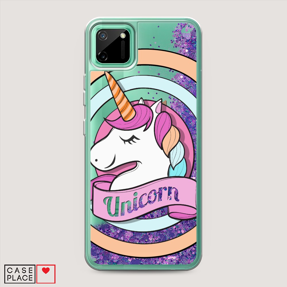 

Чехол Awog на Realme C11 2020 "Unicorn зефирный", Разноцветный, 253892-1