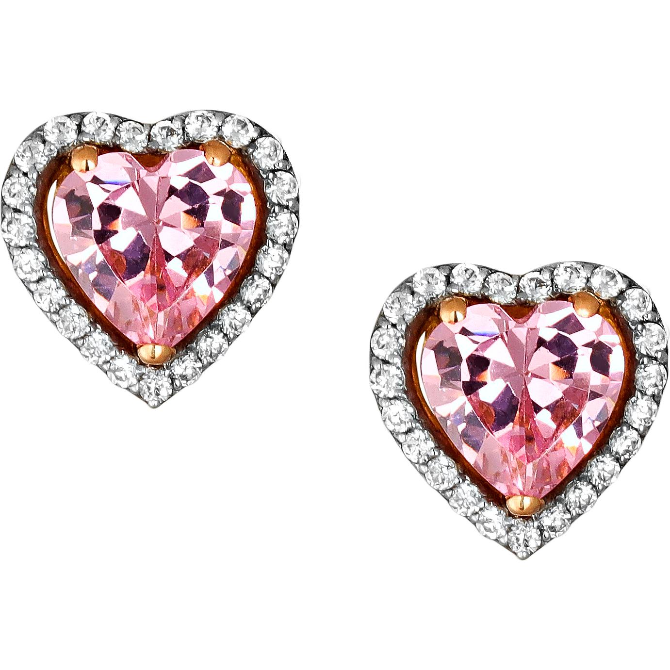 

Серьги-пусеты из золота Эстет 01С2111260-1, фианит/swarovski, 01С2111260-1