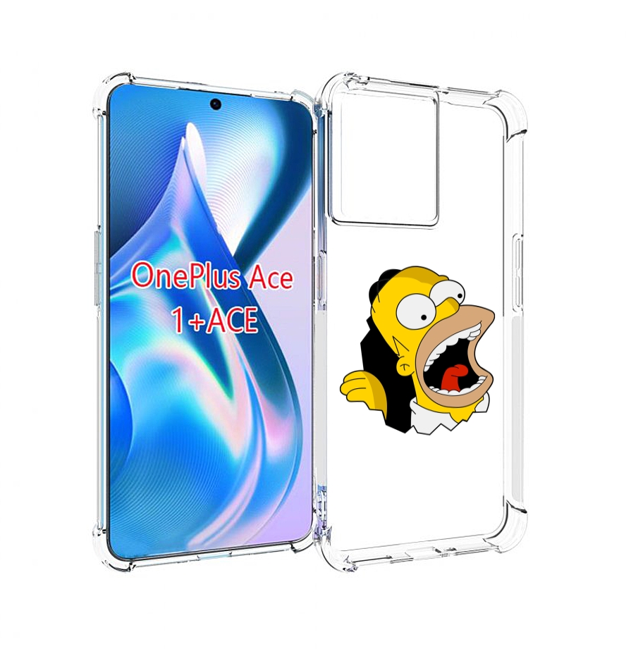 

Чехол MyPads гомер-голодный для OnePlus Ace, Прозрачный, Tocco