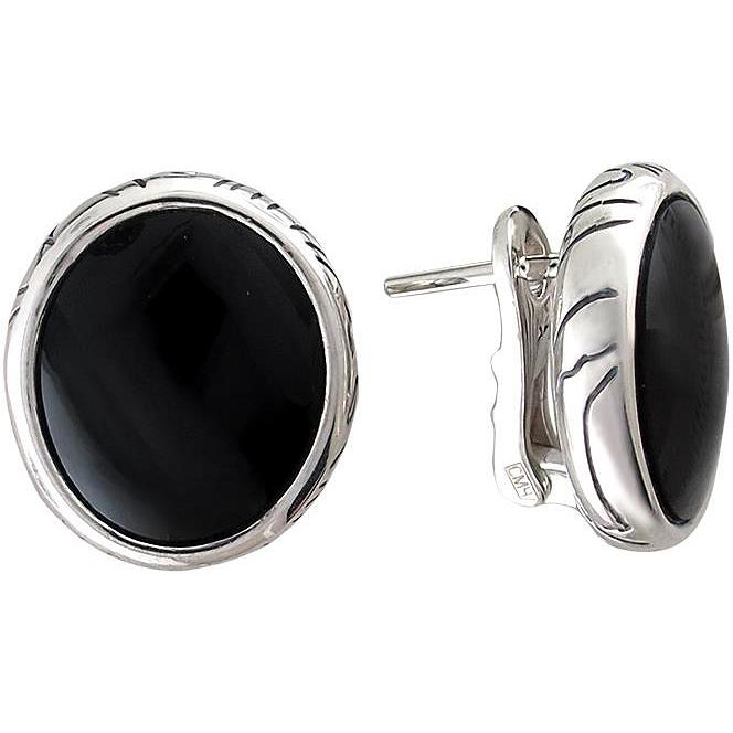 

Серьги женские из серебра Эстет 01С459639Ч-1, агат, 01С459639Ч-1