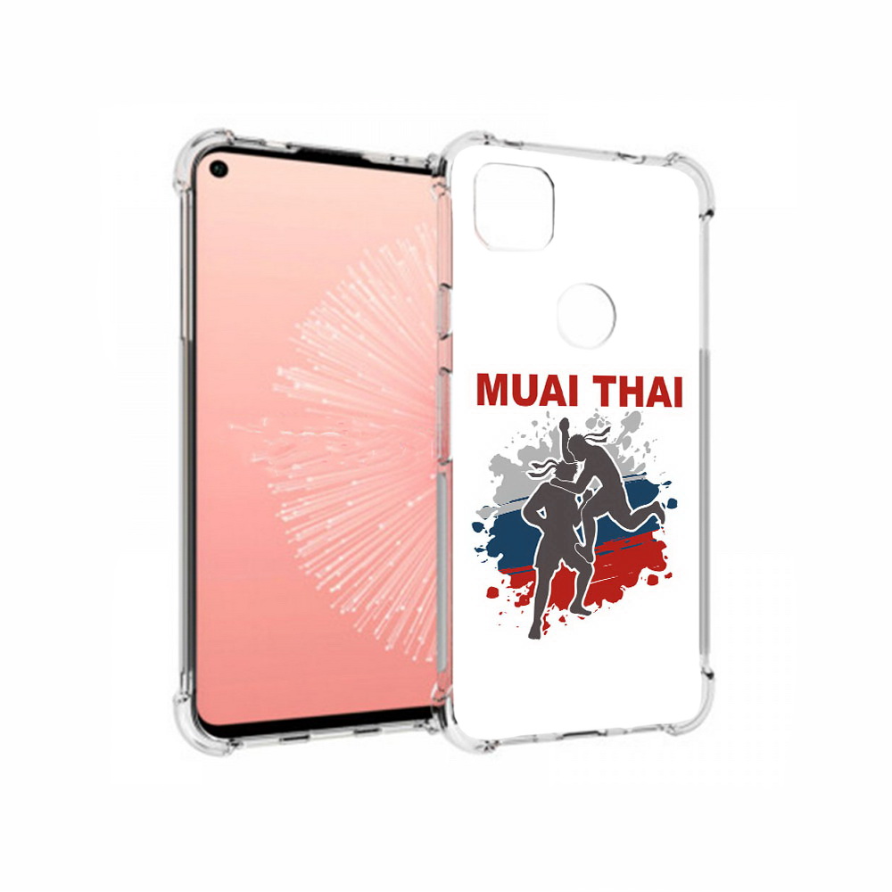 

Чехол MyPads Tocco для Google Pixel 4A Муайтай, Прозрачный, Tocco
