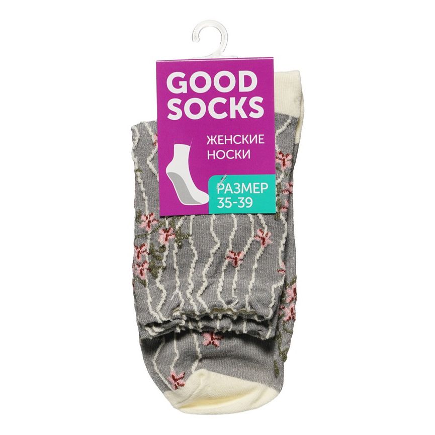 

Носки женские Good Socks серые 35-39, Серый