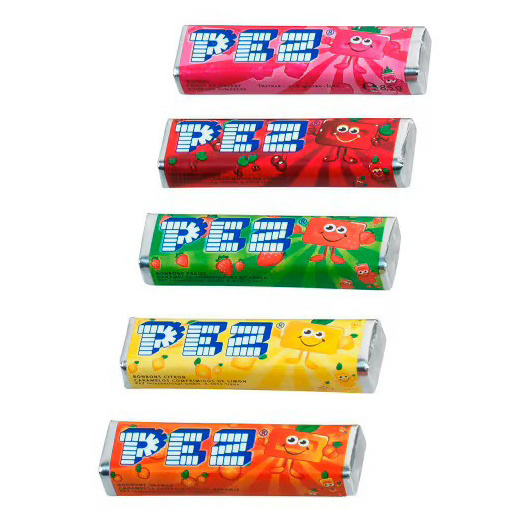 

Конфета PEZ фруктовая 8,5 г