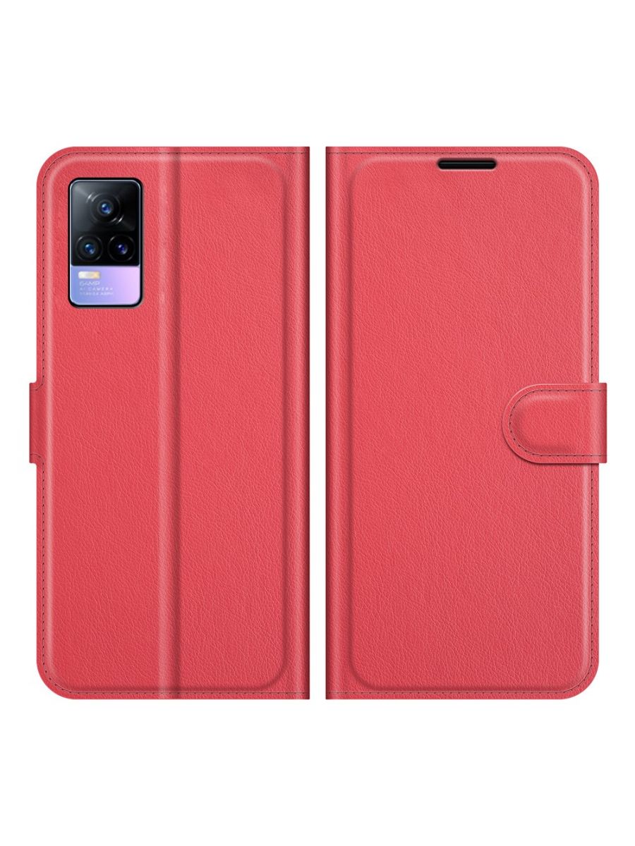 

Brodef Wallet Чехол книжка кошелек для vivo V21e фиолетовый