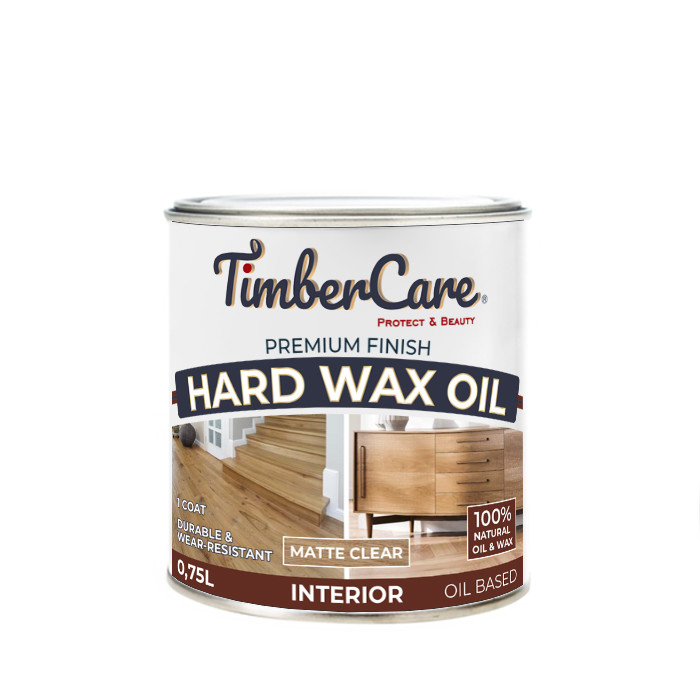 фото Масло timbercare hard wax oil 0.75 л. античный белый