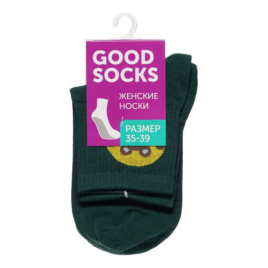 

Носки женские Good Socks зеленые 35-39, Зеленый