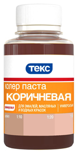 ТЕКС колер паста универсальная N13 коричневая 01л 162₽