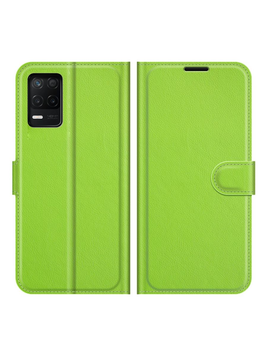 

Brodef Wallet Чехол книжка кошелек для Realme 8 5G/Narzo 30 5G коричневый