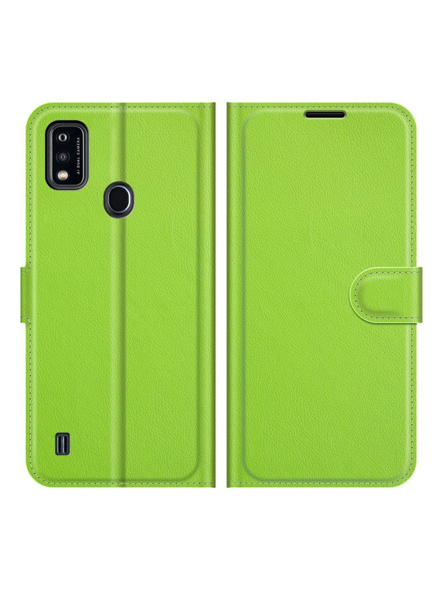 

Brodef Wallet Чехол книжка кошелек для ZTE Blade A51 коричневый