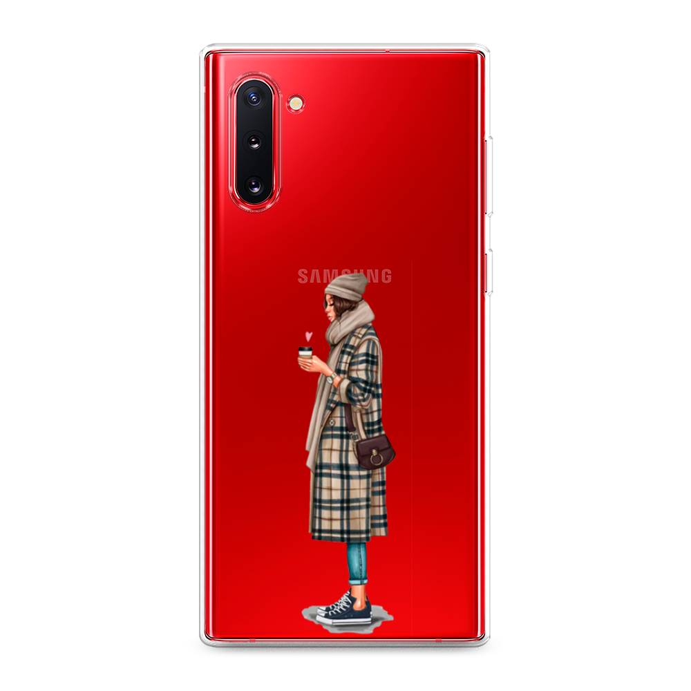 

Чехол на Samsung Galaxy Note 10 "Утренний кофе", Коричневый;бежевый, 28650-6