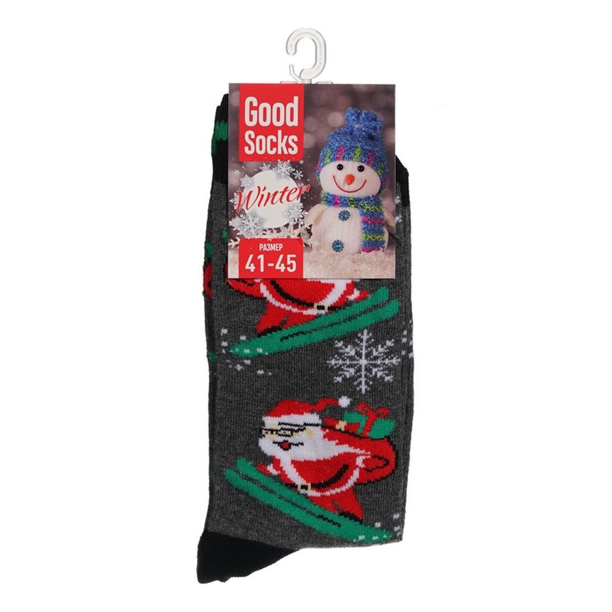 

Носки мужские Good Socks серые 41-45, Серый