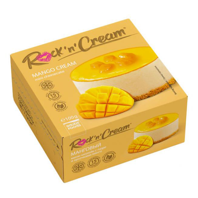 

Пирожное Rock'n'Cream Чизкейк манговый 100 г