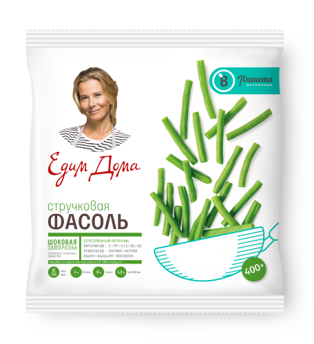 

Фасоль Планета витаминов стручковая замороженная 400 г