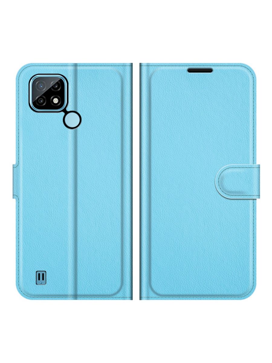 

Brodef Wallet Чехол книжка кошелек для Realme C21 зеленый