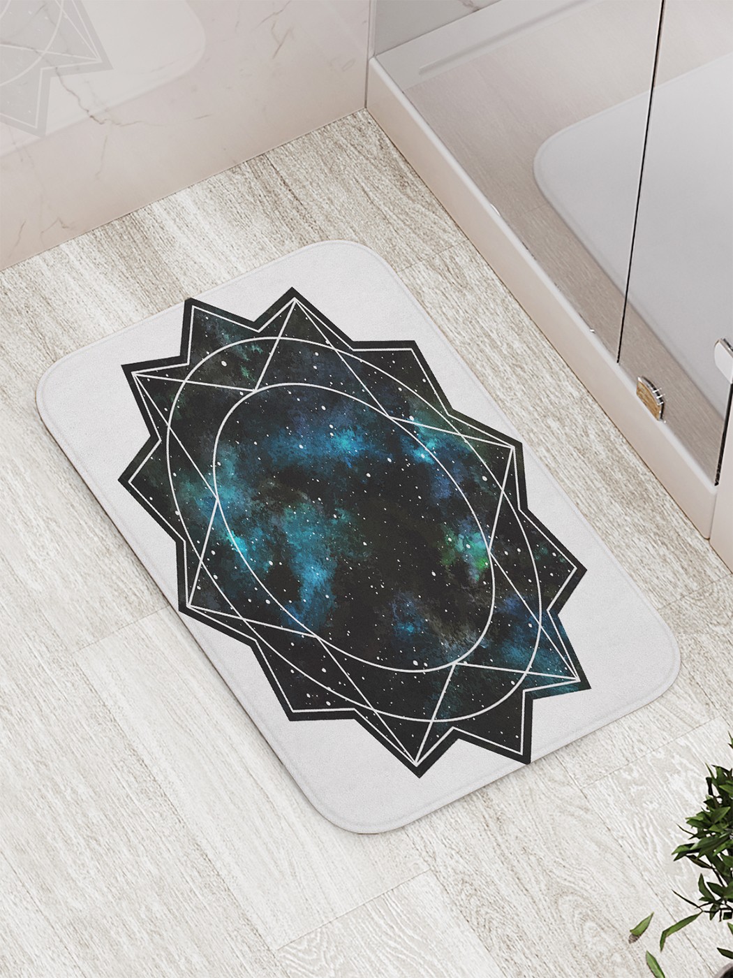 

bath_67429 Коврик противоскользящий для ванной, сауны, бассейна, 77х52 см
