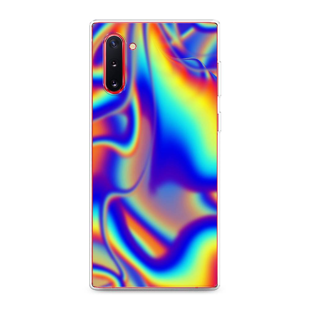 

Чехол на Samsung Galaxy Note 10 "Яркая голограмма", Разноцветный, 28650-3