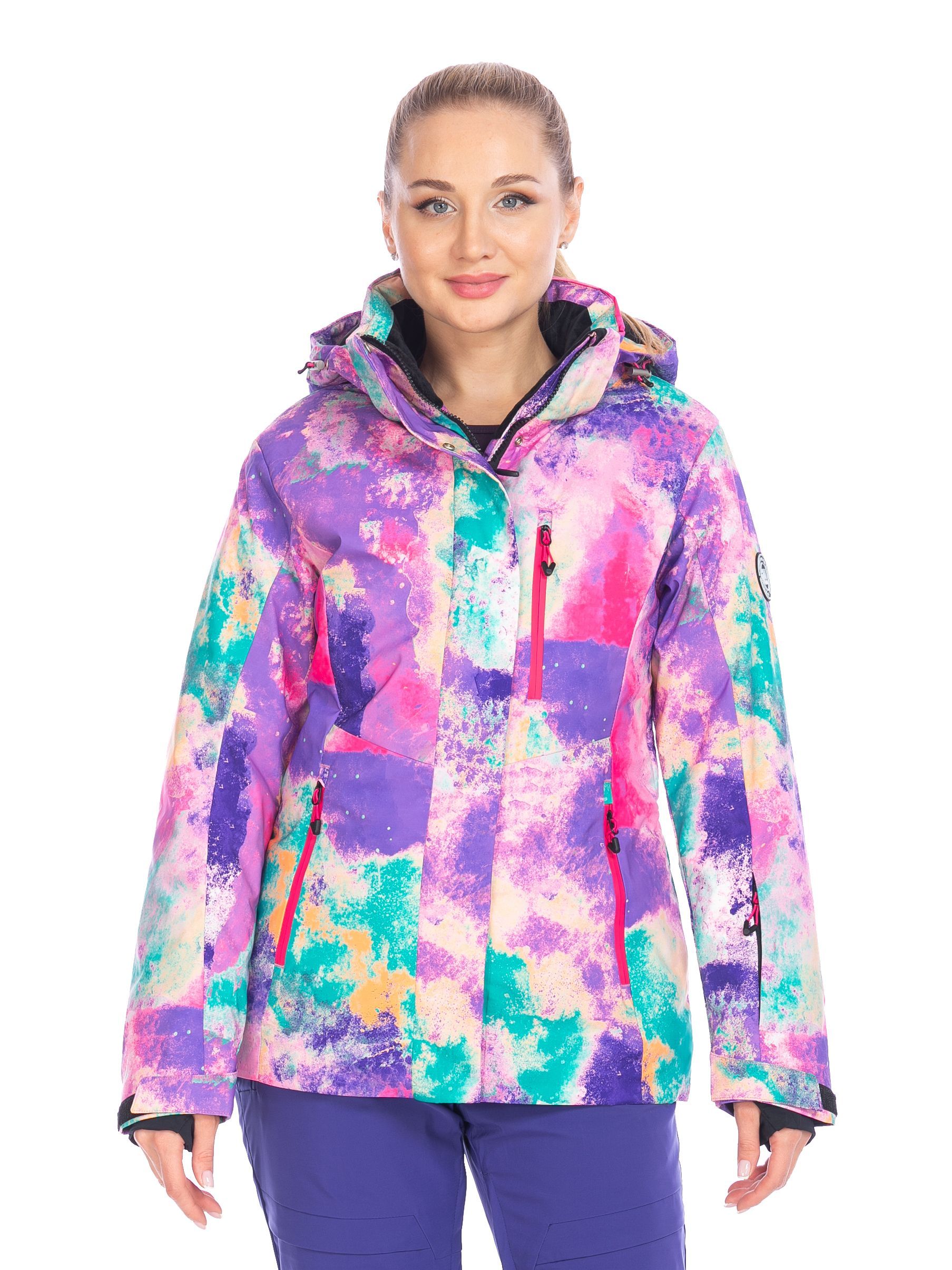 Куртка FORCELAB женская, спортивная, горнолыжная, зимняя, 706622, Фиолетовый, 52