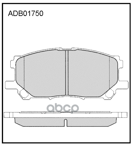 

Колодки дисковые передние Lexus RX300 all 03> ADB01750