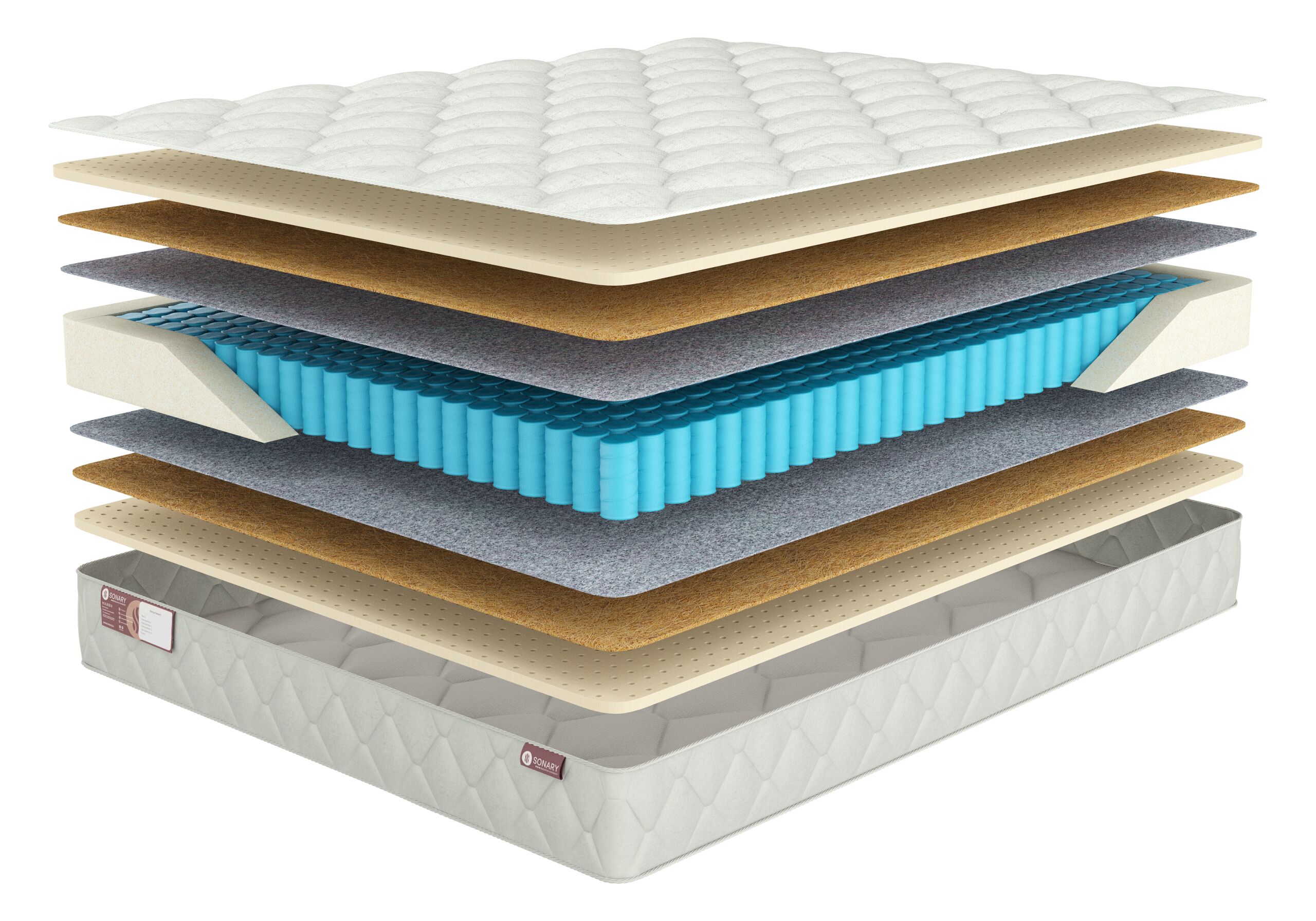 

Матрас Sonary Town Laren 180х185, Белый, Laren