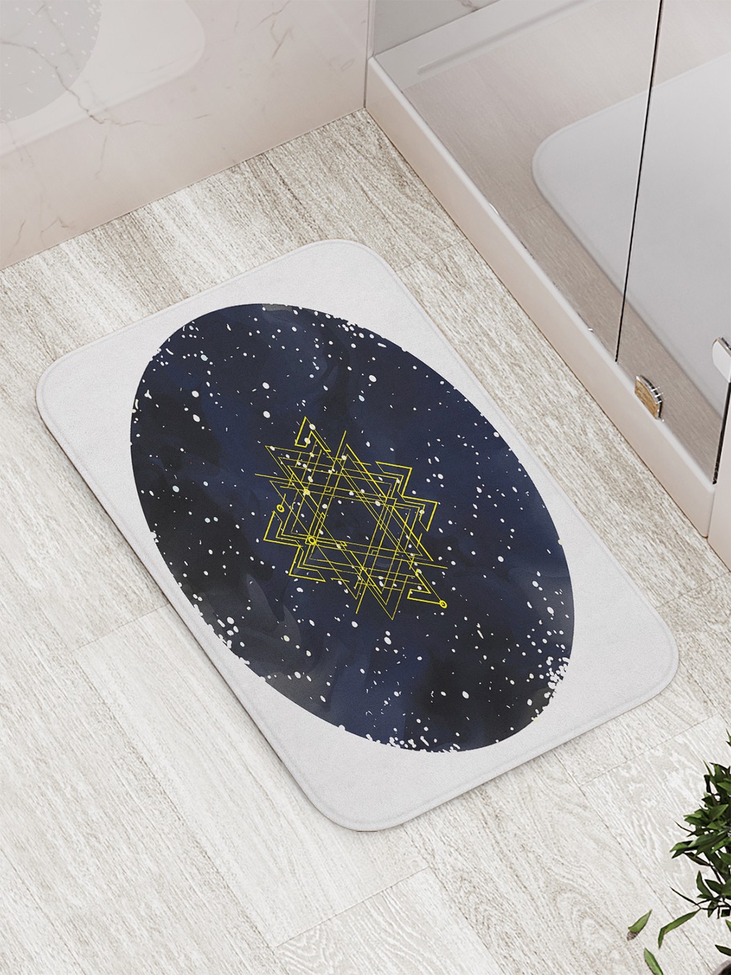 

bath_67428 Коврик противоскользящий для ванной, сауны, бассейна, 77х52 см